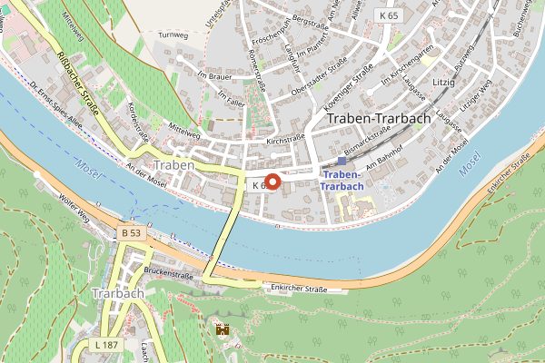 Map showing Mittelmosel-Museum in Mosel