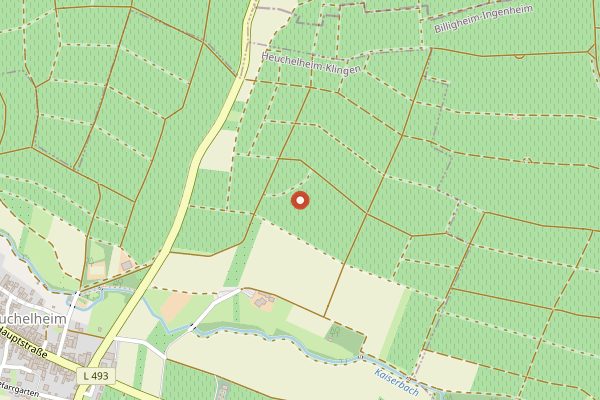 Map showing St. Laurentiushof Hotel und Schockes Kueche in Pfalz