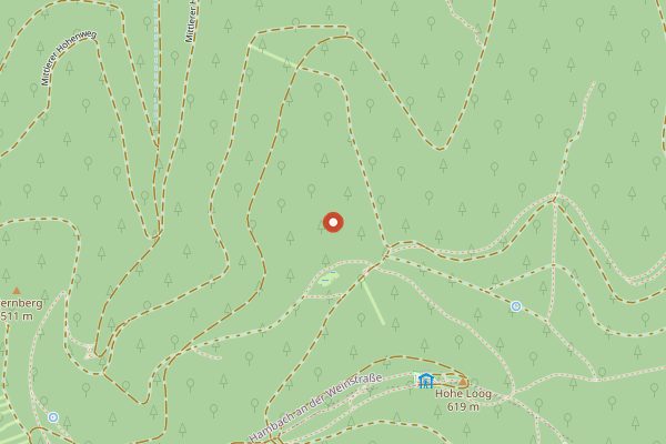 Map showing Winzerhaus Hambach Guesthouse in Pfalz