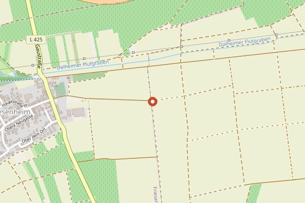 Map showing Weingut Brueder Dr. Becker in Rheinhessen