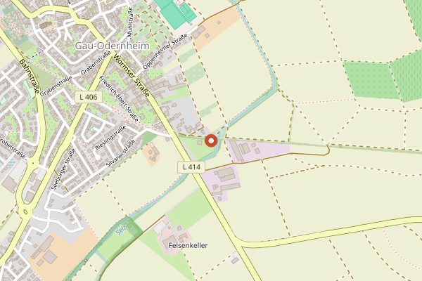 Map showing Alte Gutsbrennerei Philipp Koch in Rheinhessen