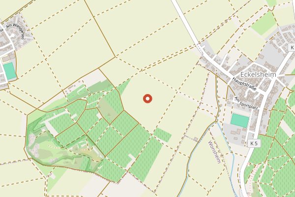 Map showing Weingut Wagner-Stempel Vinothek in Rheinhessen