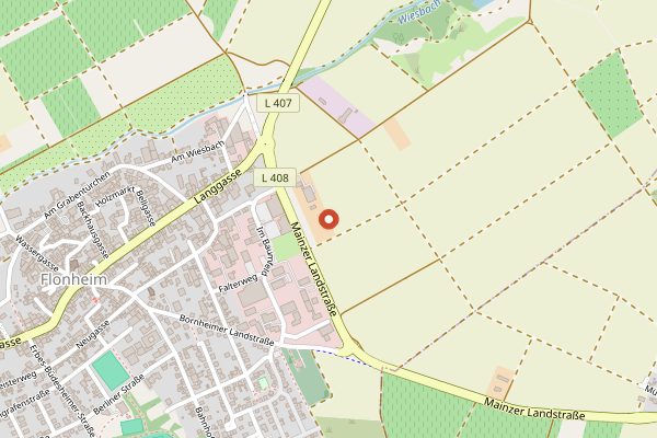 Map showing Weingut Espenhof in Rheinhessen