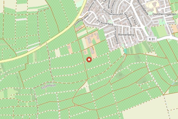 Map showing Weingut Strub in Rheinhessen