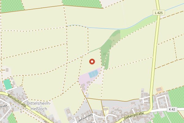 Map showing Weingut Winter in Rheinhessen
