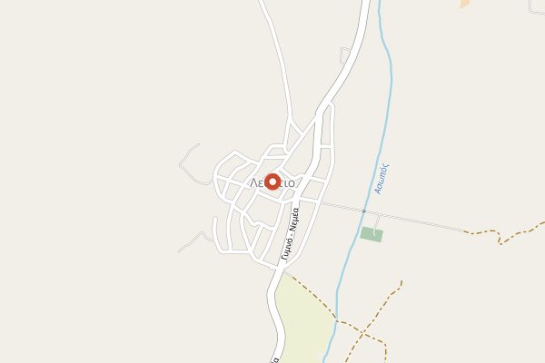 Map showing Ktima Raptis in Nemea
