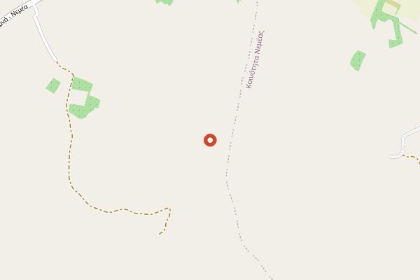 Map showing Terra Vinum Vineyard Tours in Nemea
