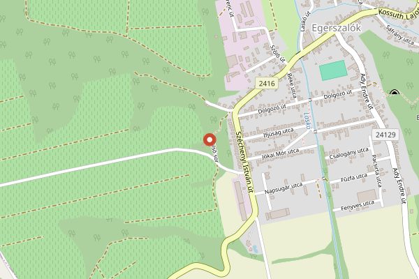 Map showing Kohari Pinceszet in Eger