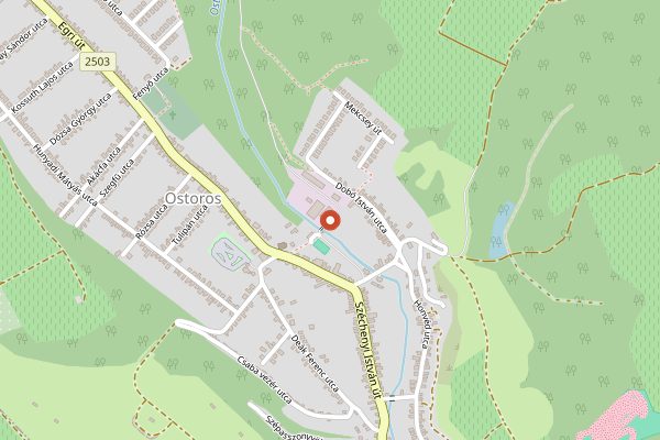 Map showing Ostoros BorzBár in Eger