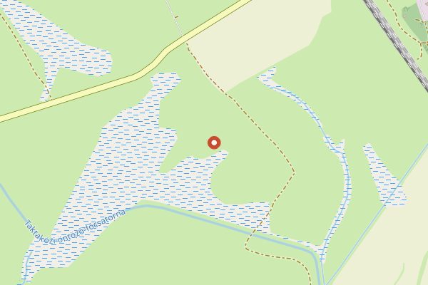 Map showing Zempléni Sajt in Tokaj