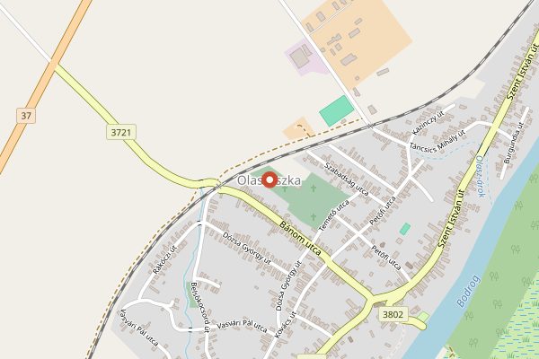 Map showing Lapis Pince in Tokaj