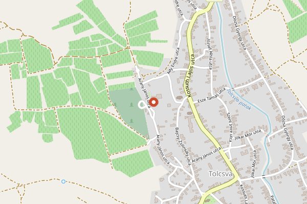 Map showing Tokaj Oremus in Tokaj