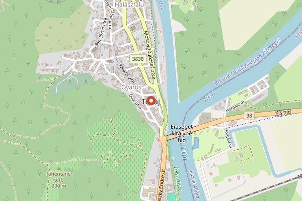 Map showing Taste Hungary Tokaj Wine Masterclass in Tokaj