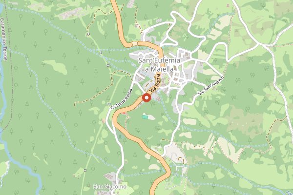 Map showing Caseificio F.lli Del Mastro in Abruzzo
