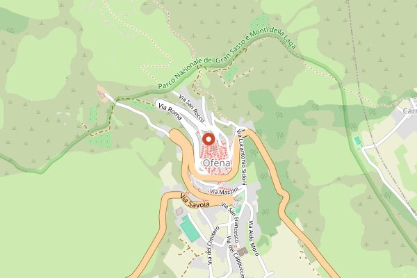Map showing Cataldi Madonna Sala di Degustazione in Abruzzo