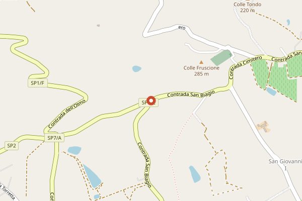 Map showing Illuminati in Abruzzo