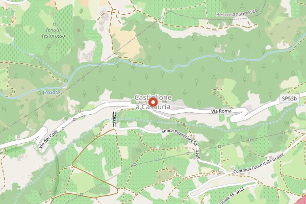 Map showing Tenuta Secolo IX in Abruzzo