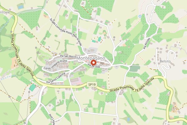 Map showing D.One Restaurant in Abruzzo