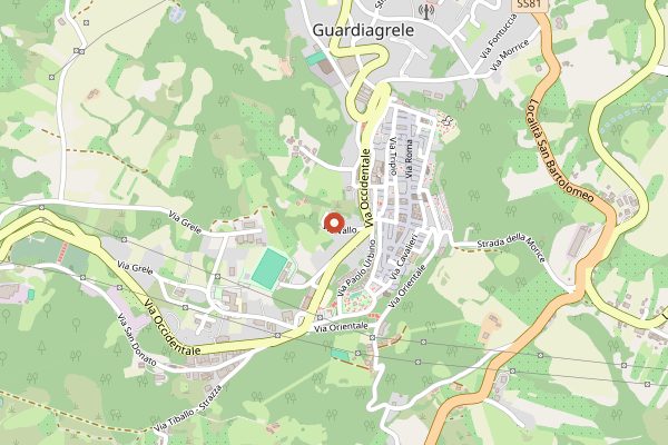 Map showing Ristorante Villa Maiella in Abruzzo