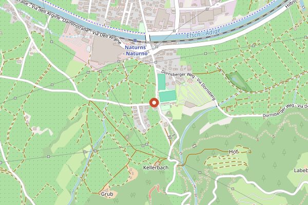 Map showing Falkenstein in Alto Adige
