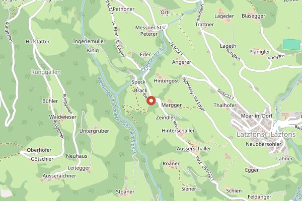 Map showing Cantina Valle Isarco in Alto Adige