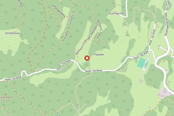 Map showing Erbhof Unterganzner Josephus Mayr in Alto Adige