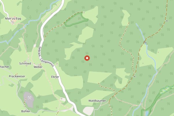 Map showing ADLER Lodge RITTEN in Alto Adige