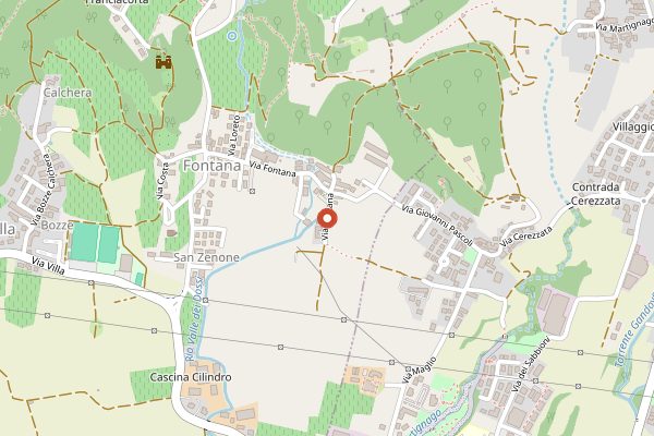 Map showing Antica Fratta in Franciacorta