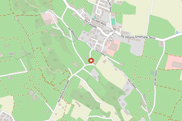 Map showing Bellavista in Franciacorta