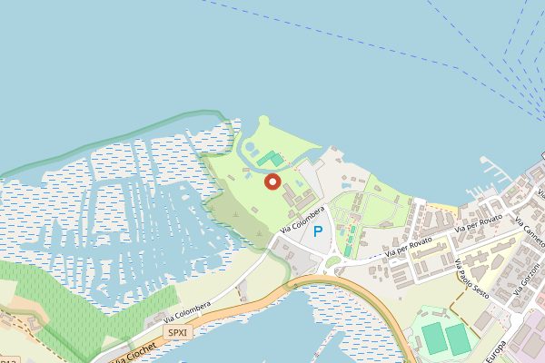 Map showing Iseolago Hotel in Franciacorta