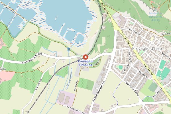 Map showing Monastero di San Pietro in Lamosa in Franciacorta