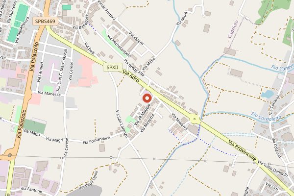 Map showing Museo Agricolo e del Vino Ricci Curbastro in Franciacorta