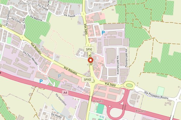 Map showing Pepe Enoteca Winebar Food & Spirits Shop in Franciacorta