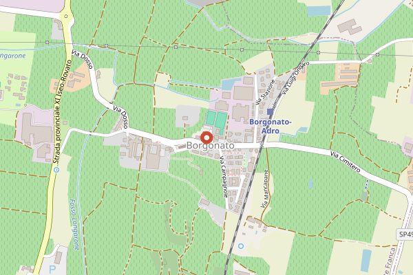 Map showing Il Tempo Ritrovato Corte Franca Wine Tasting Course in Franciacorta