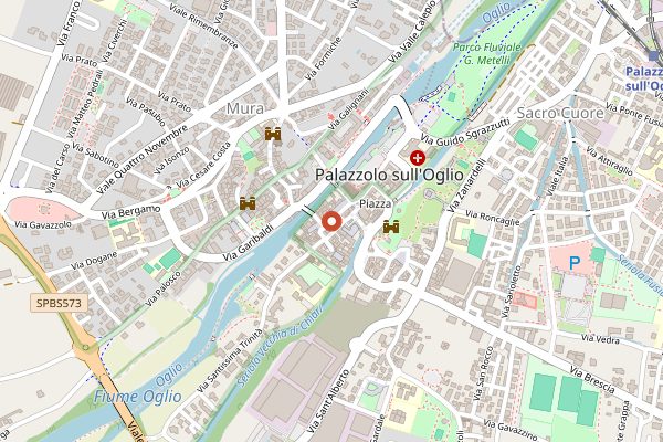 Map showing Italy Destination by Paltours in Franciacorta