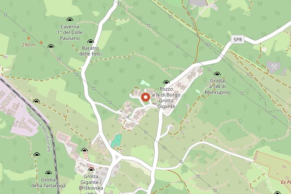 Map showing Vodopivec in Friuli-Venezia Giulia