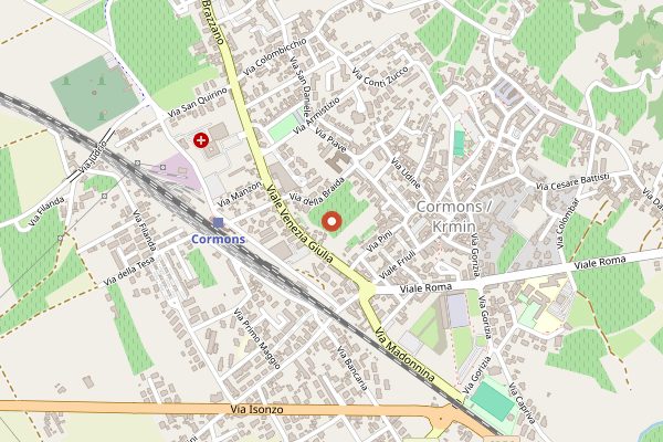 Map showing Edi Keber Tasting Room in Friuli-Venezia Giulia
