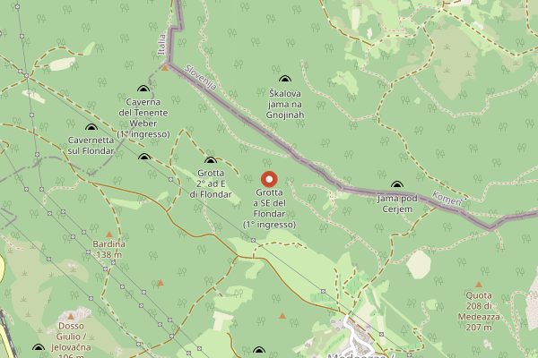 Map showing Edi Kante Tasting Room in Friuli-Venezia Giulia