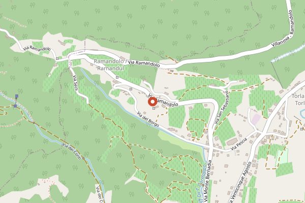 Map showing Dario Coos in Friuli-Venezia Giulia