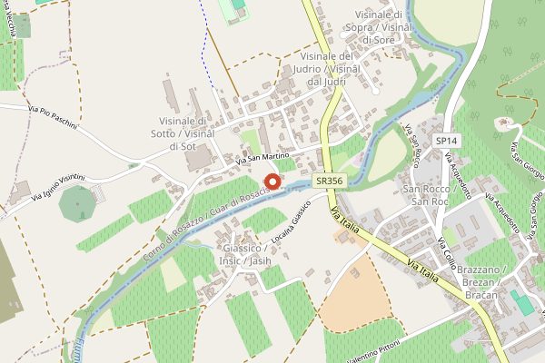 Map showing Le Vigne di Zamò in Friuli-Venezia Giulia