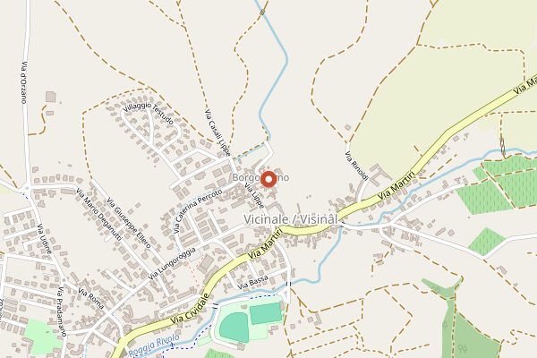 Map showing Miani in Friuli-Venezia Giulia