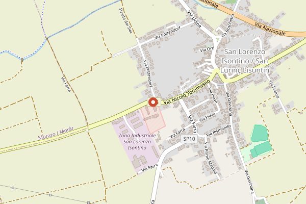 Map showing Pierpaolo Pecorari in Friuli-Venezia Giulia