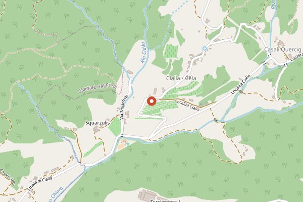 Map showing Ronchi di Cialla in Friuli-Venezia Giulia