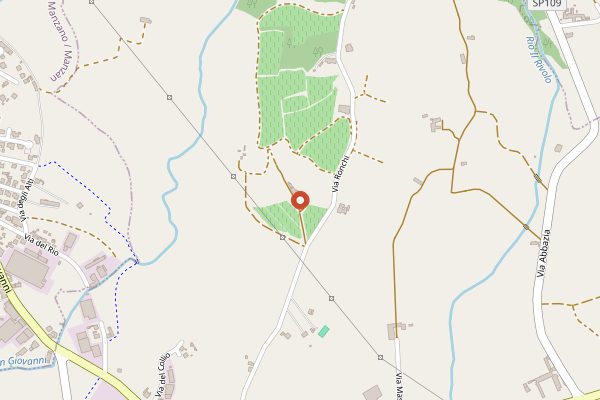 Map showing Ronco del Gnemiz in Friuli-Venezia Giulia