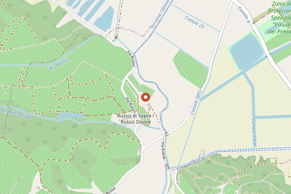Map showing Russiz Superiore in Friuli-Venezia Giulia