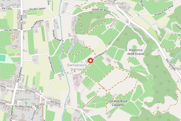 Map showing Orsone Wine Bar (Bastianich) in Friuli-Venezia Giulia