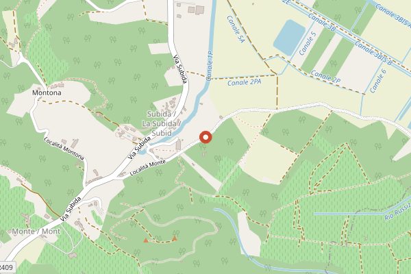Map showing La Subida Osteria in Friuli-Venezia Giulia