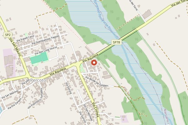 Map showing Nonino Grappa Distillery Experience in Friuli-Venezia Giulia