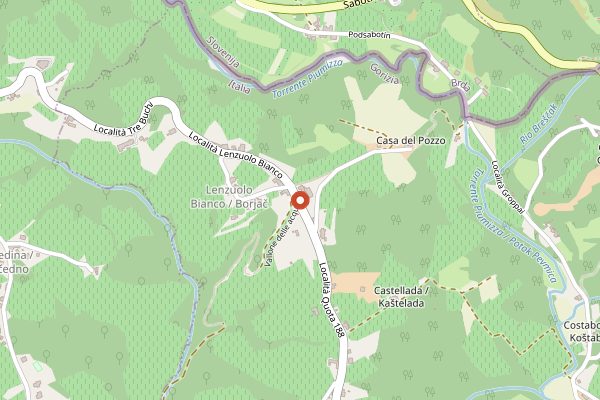 Map showing Oslavia Orange-Wine Cellar Circuit in Friuli-Venezia Giulia
