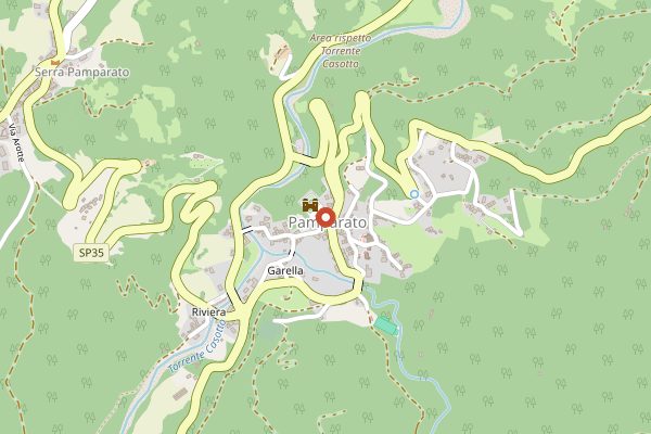 Map showing Stagionature di Valcasotto (Beppino Occelli) in Piedmont